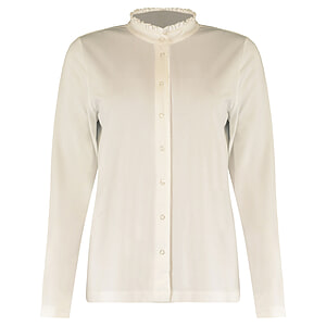 Damesblouse Ruffle Jersey Moon