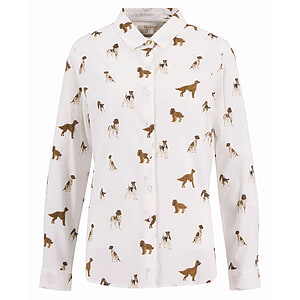 Damesblouse Safari Dog Print -2 