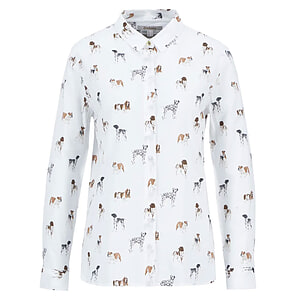 Damesblouse Safari Dog Print