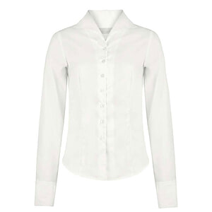 Damesblouse Tulip Herringbone Off-white