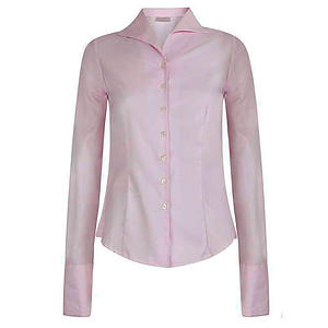 Damesblouse Tulip Herringbone roze