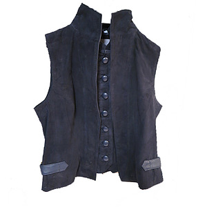 Damesgilet double waistcoat navy