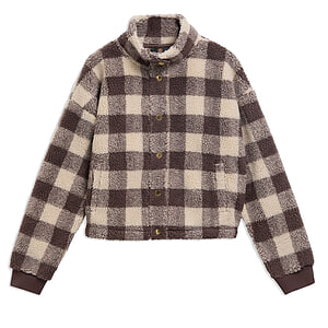Damesjas Amaya Fleece Truffle Multi
