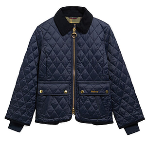 Damesjas Quilted Beadnell Navy/ Classic