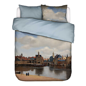 Dekbedovertrek View on Delft blue tweepersoons