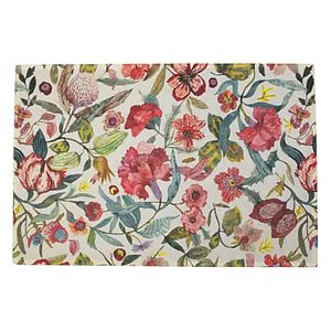 Deurmat Zara bloemen 75x50