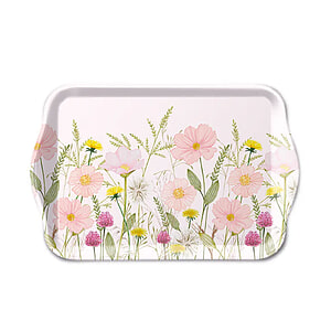 Dienblad Pastel Flowers Pink 