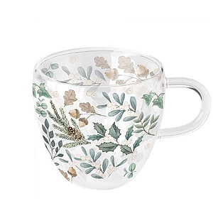 Dubbelwandig glas Leaves 0.2L