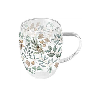 Dubbelwandig glas Leaves 0,35L