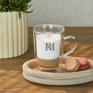 Dubbelwandig Glas Monogram L