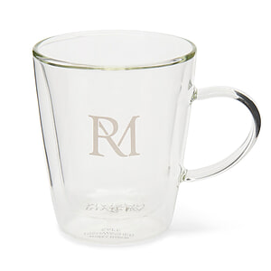 Dubbelwandig Glas Monogram M