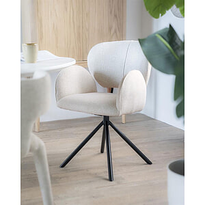 Eetkamerstoel Rosalin Taupe moon