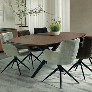 Eetkamertafel Waalre Deens ovaal