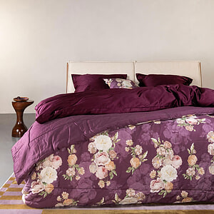 Essenza Orianna Mauve wine Sprei 220x265 cm