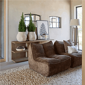Fauteuil Accent Brown