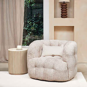 Fauteuil Arosa Swivel Naturel