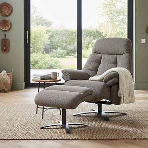 Fauteuil Caleb - taupe Salerno