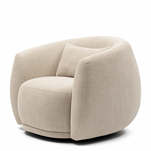 Fauteuil Leonardo Glossy flax