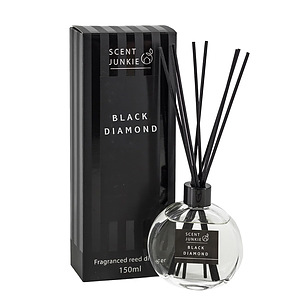 Geurdiffuser met stokjes 150ml black diamond