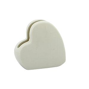 Geurzakjeshouder Heart Wit