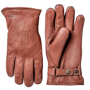 Handschoen Deerskin Lambskin Chestnut