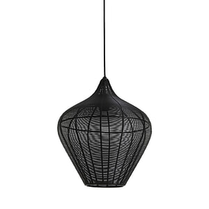 Hanglamp Alvaro mat zwart L