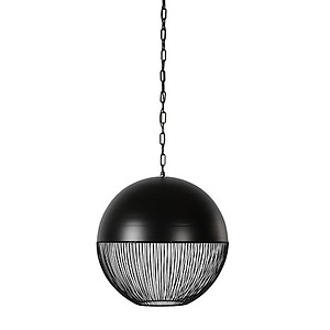 Hanglamp Kaspian M zwart