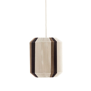 Hanglamp Kozana Creme + donkerbruin M