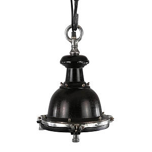 Hanglamp Toscane 20 cm, zwart ruw nickel