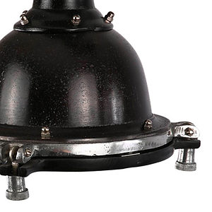 Hanglamp Toscane 20 cm, zwart ruw nickel