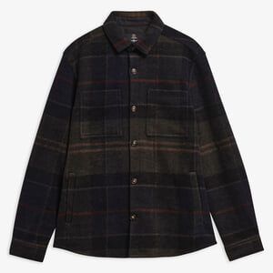 Heren Overshirt Woodlane Shadow Classic Tartan 