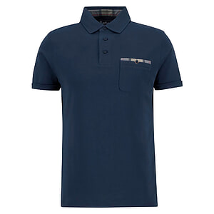 Heren Polo Tailored Premium Corpatch Navy