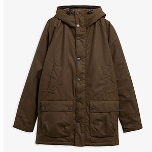 Heren Waxjas Bedale Parka Brown