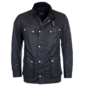 Heren waxjas Duke black