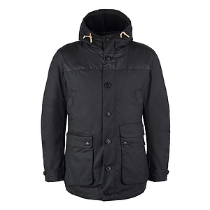 Heren waxjas Game Parka Black/classic