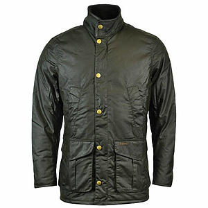 Heren waxjas Hereford olive