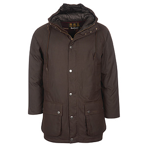 Heren waxjas hooded beaufort rustic