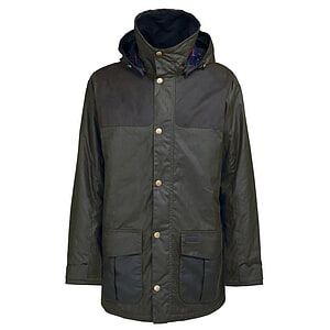 Heren waxjas Ollerton Olive