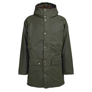 Heren waxjas Parka Fern