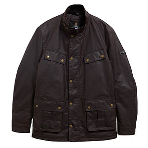 Heren waxjas Tourer Duke Black Oak