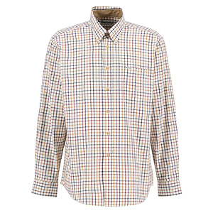 Herenblouse Sporting Tattersall Copper