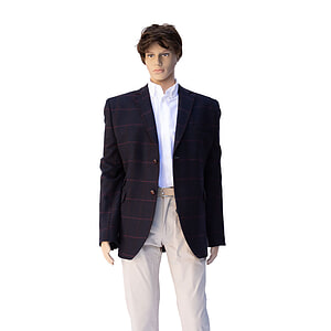 Herencolbert Blauw-rood mt 48-60