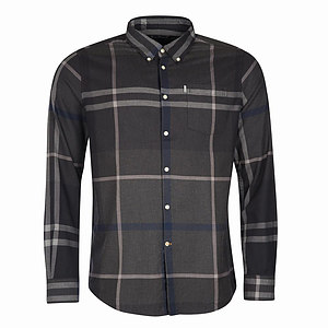 Herenshirt Dunoon tailored fit Graphite 