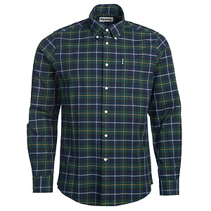 Herenshirt Tartan 6 tailored seaweed