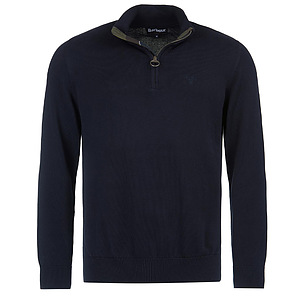 Herentrui Cotton half zip Navy