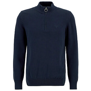 Herentrui Cotton half zip Navy