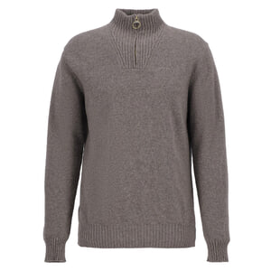 Herentrui Essential lambswool half zip Dark Stone