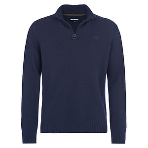 Herentrui Essential lambswool half zip navy
