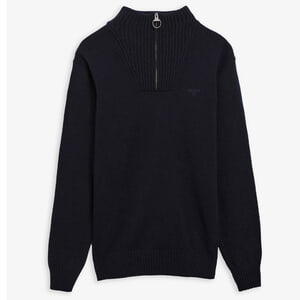 Herentrui Essential lambswool half zip navy