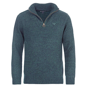 Herentrui Essential lambswool half zip seaweed